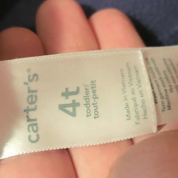 Carter's blue sweatpants - Picture 3 of 4